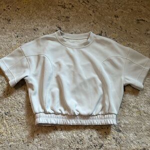 Lululemon Softstreme Gathered T-Shirt Light Vapor Style Number: W3FO6S